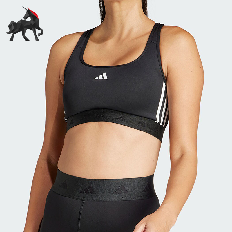 阿迪达斯女士运动训练透气内衣