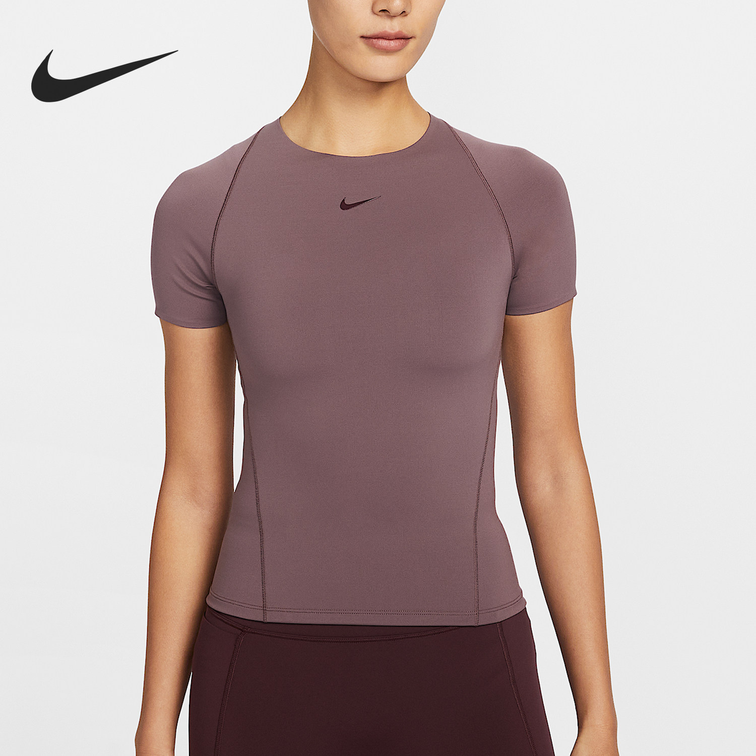 Nike/耐克官方正品2026春季款女士圆领套头修身短袖IO1272-502,运动服/休闲服装,运动T恤,淘宝优惠券,粉丝福利购,淘宝优惠卷