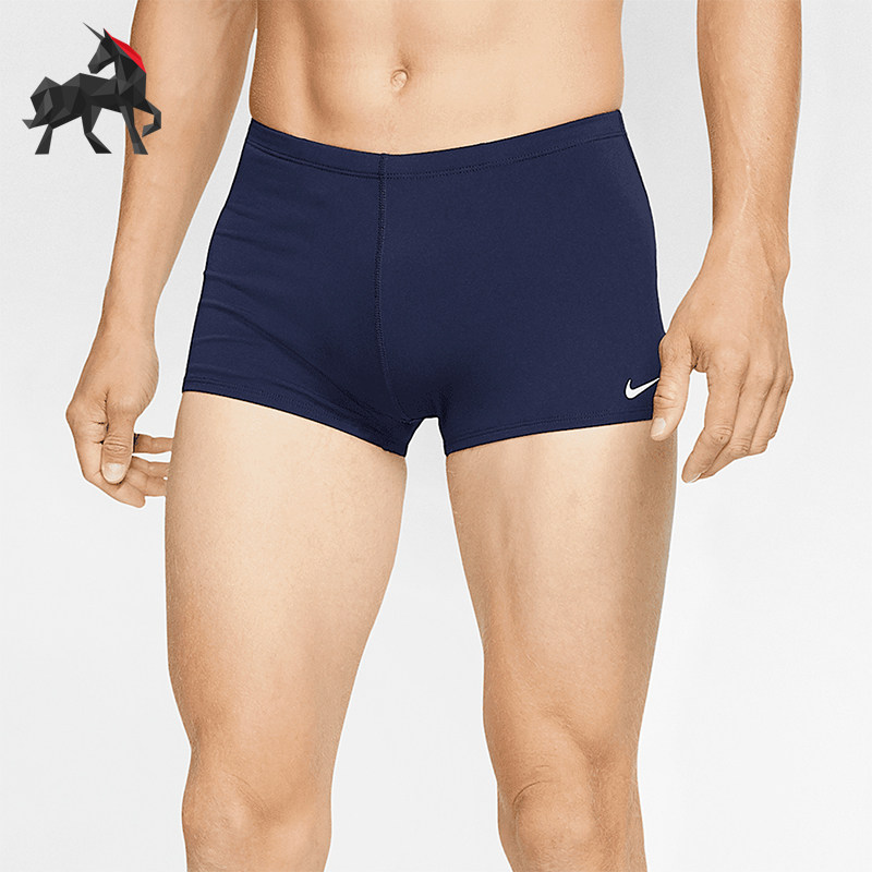Nike/耐克正品wim Poly Solid男士运动平角休闲泳裤CZ7590-410