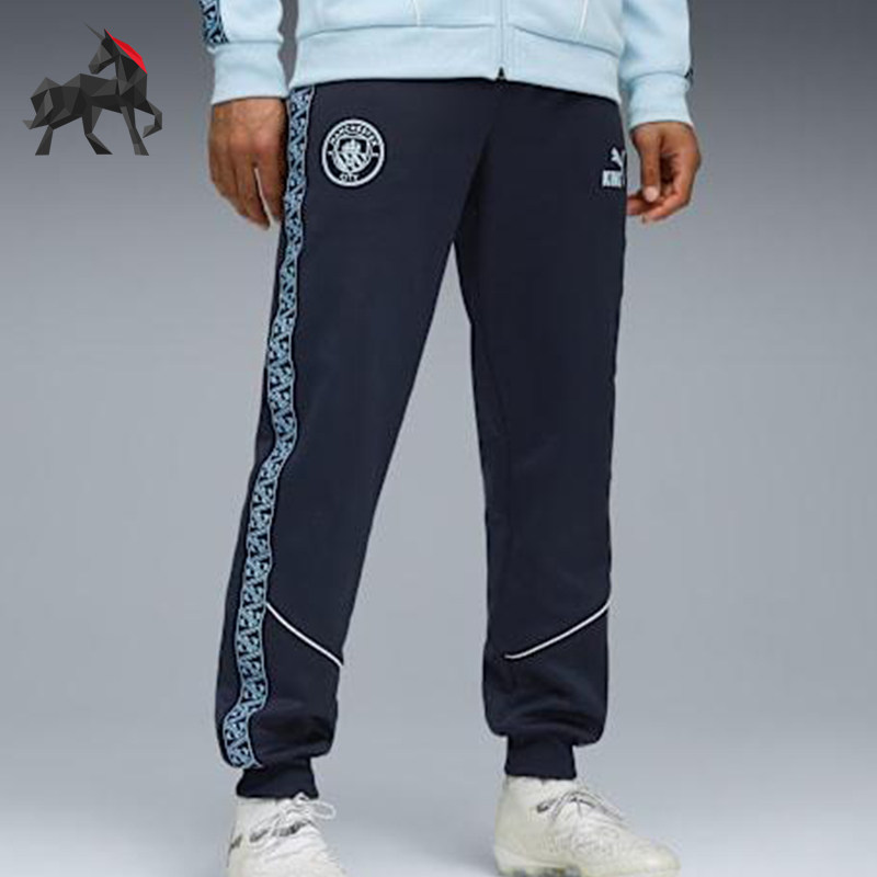 Puma/彪马正品2025男女吸湿足球训练运动系带透气长裤782174-06