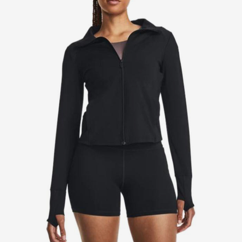 UA/安德玛正品新款女子拉链立领健身训练运动夹克外套1379157-001