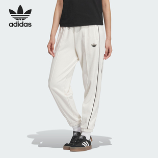 JZ4384 Adidas 阿迪达斯官方正品 三叶草女士蛇年新年款 针织运动裤
