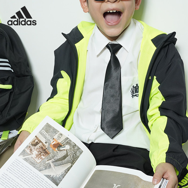Adidas/阿迪达斯官方正品秋季新款儿童运动休闲连帽夹克IQ1289,童装/婴儿装/亲子装,普通外套,淘宝优惠券,粉丝福利购,淘宝优惠卷