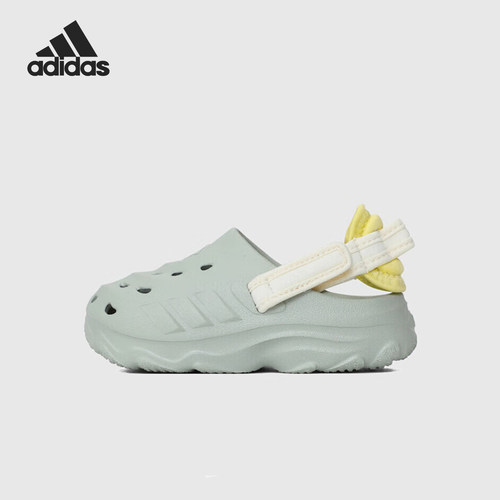 Adidas/阿迪达斯正品2025夏季小童时尚经典弹力运动凉鞋JS1306