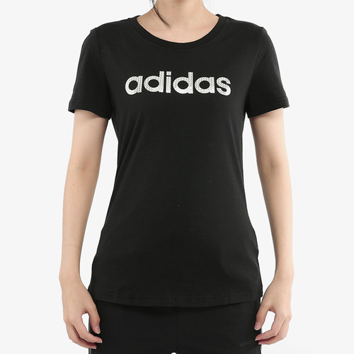 Adidas/阿迪达斯正品女子夏季新GFX T LINEAR圆领短短袖T恤DY8697