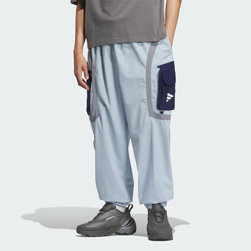 Adidas/阿迪达斯正品新款男女款工装风束脚运动休闲裤JM8645