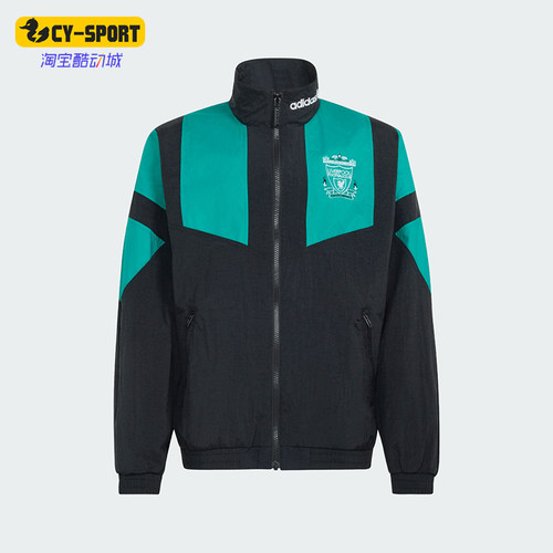 Adidas阿迪达斯正品LFC EQT TTY复古宽松拉链高领足球KG2918