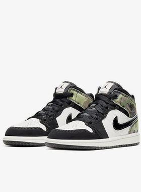 Nike/耐克正品Air Jordan 1大童系带运动休闲鞋CW5560-001