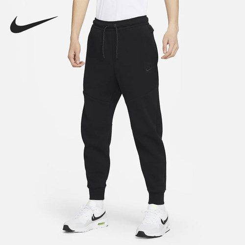 Nike/耐克正品2025冬季款男士束脚刺绣运动长裤DX0582-010