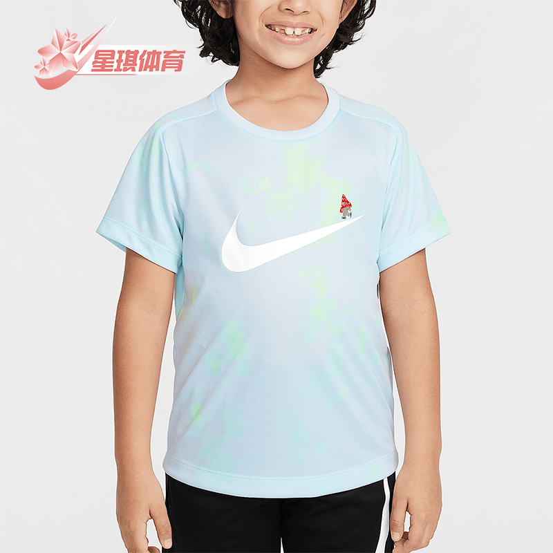 Nike/耐克正品Dri-FIT小童透气干爽套头经典针织T恤II6478-085