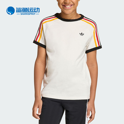 Adidas/阿迪达斯正品三叶草3STRIPEST-SHIRT经典短袖T恤KQ8369