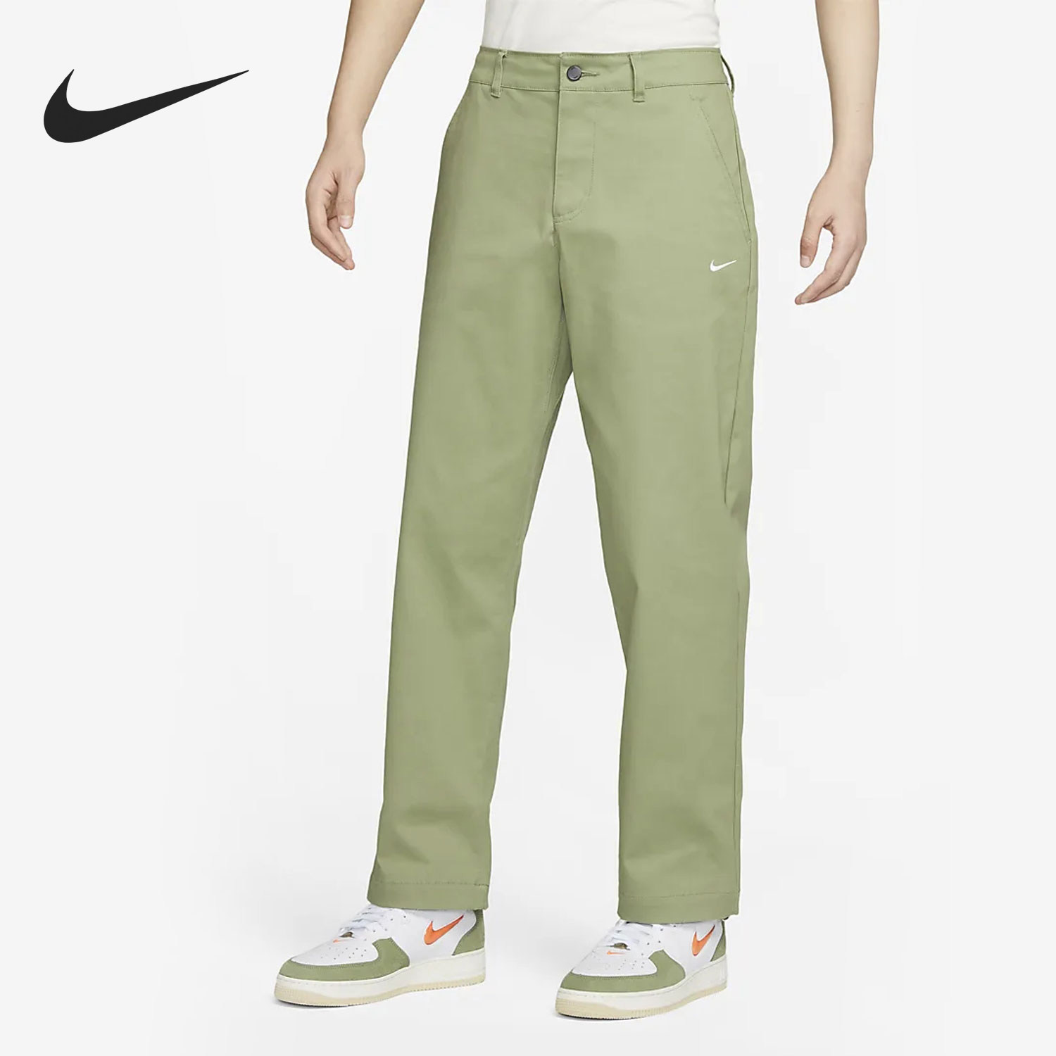 Nike/耐克正品新款男士宽松透气工装运动经典直筒长裤FD0406-386