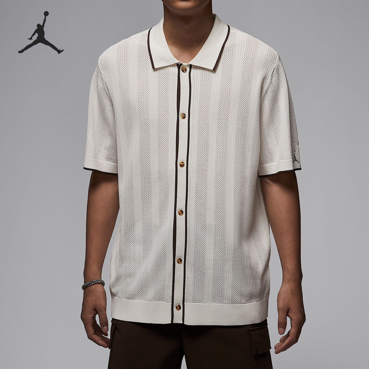 Nike/耐克官方正品Jordan Sport男士针织纽扣高尔夫T恤HV1157-030,运动服/休闲服装,运动T恤,淘宝优惠券,粉丝福利购,淘宝优惠卷
