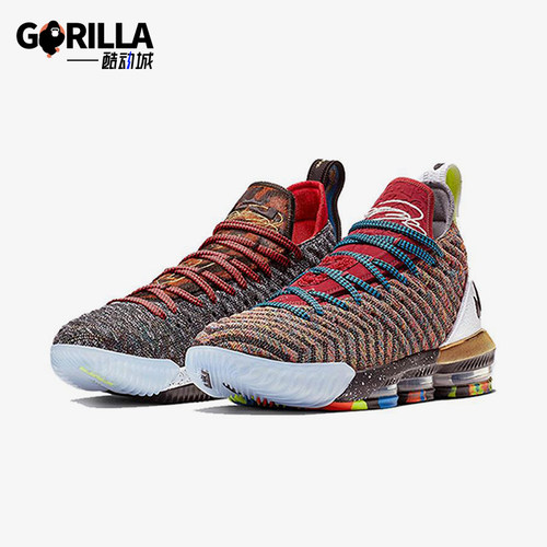 Nike/耐克正品Lebron 16 What The男士实战篮球鞋BQ6582-900