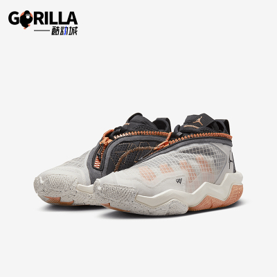 耐克大童运动网面时尚缓震篮球鞋