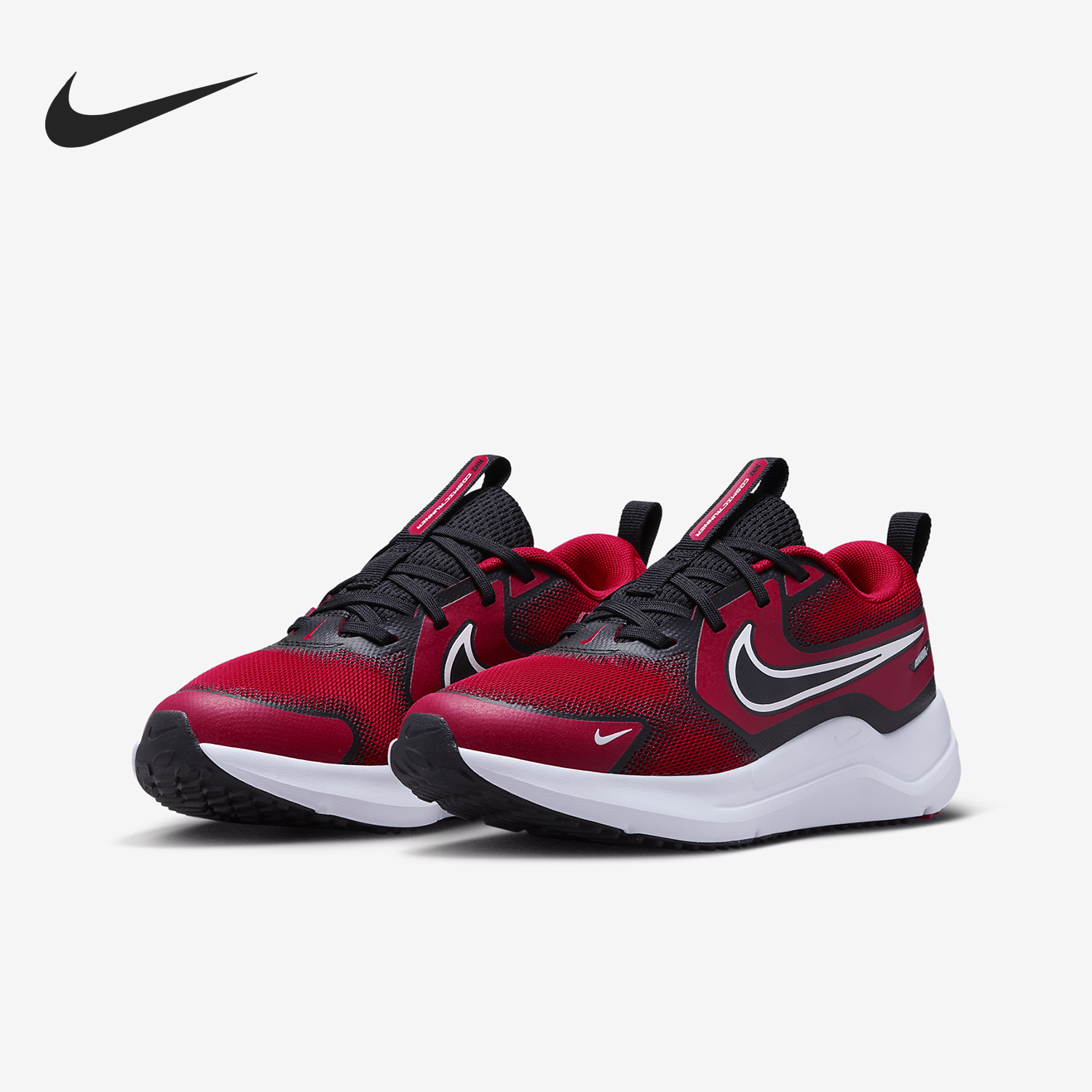 耐克大童运动厚底耐磨跑步鞋