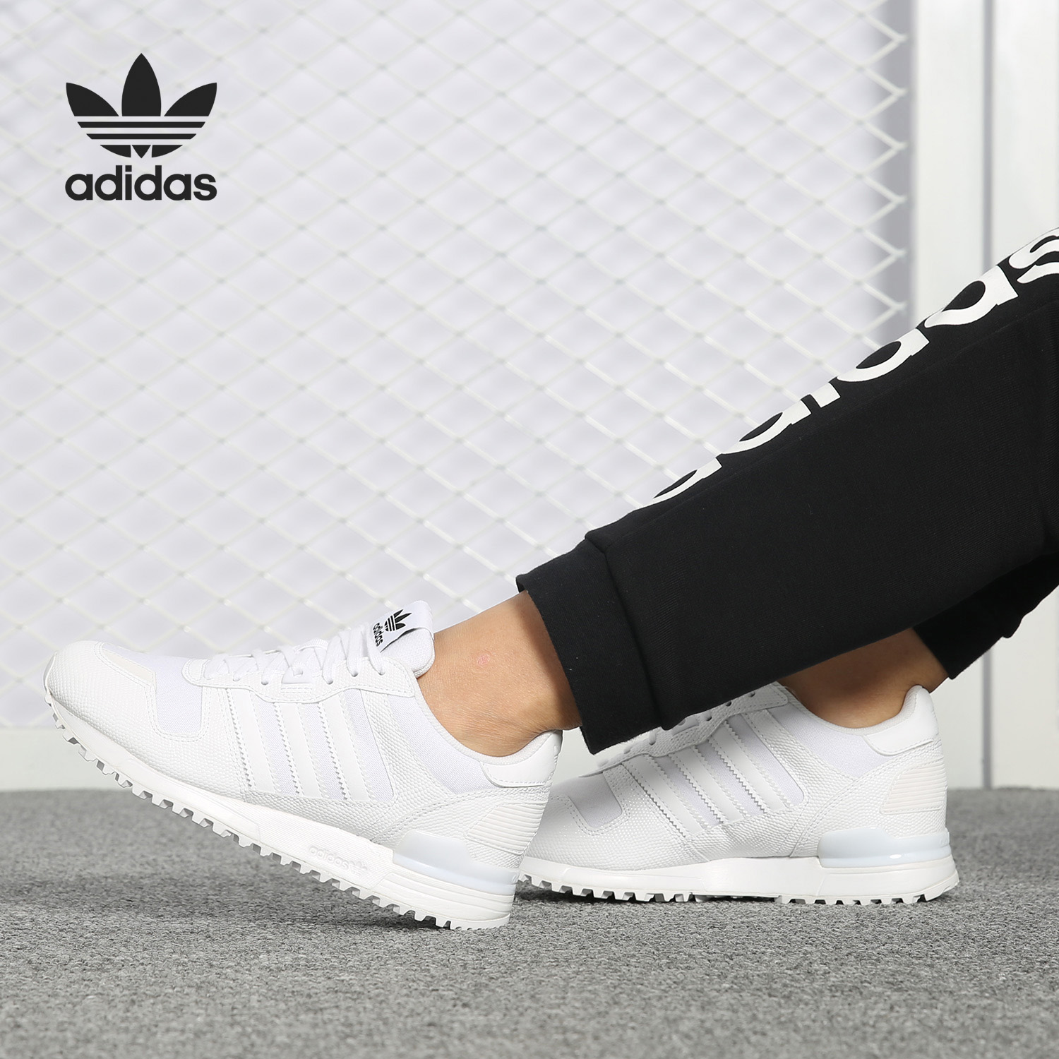 Adidas/阿迪达斯正品女三叶草新款轻便运动休闲板鞋BA9980