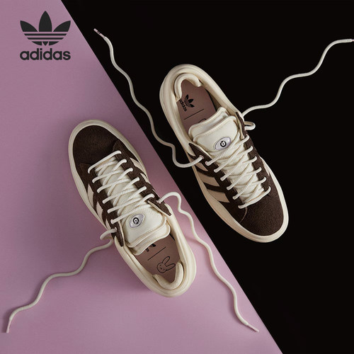 阿迪达斯男女透气复古低帮板鞋