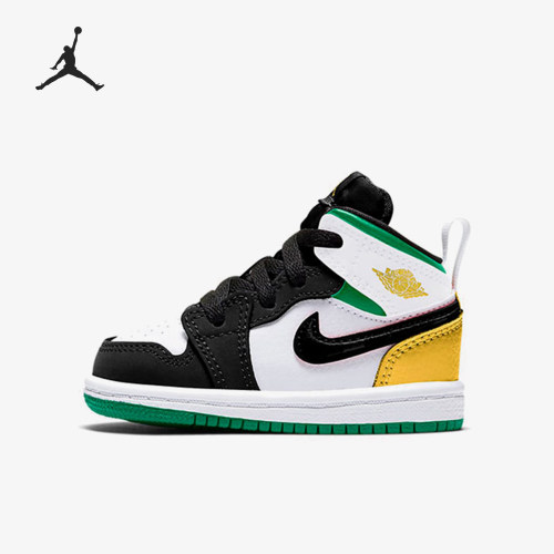Nike/耐克正品Air Jordan 1婴童潮流耐磨运动板鞋BQ6933-101