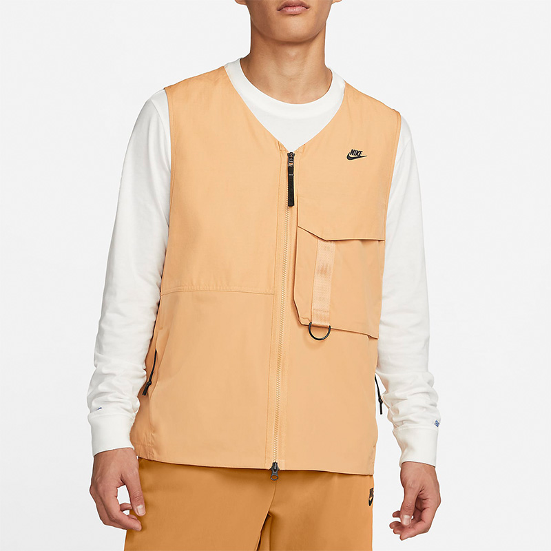 Nike/耐克正品夏新款男子防风运动工装梭织单马甲 DM5535-737