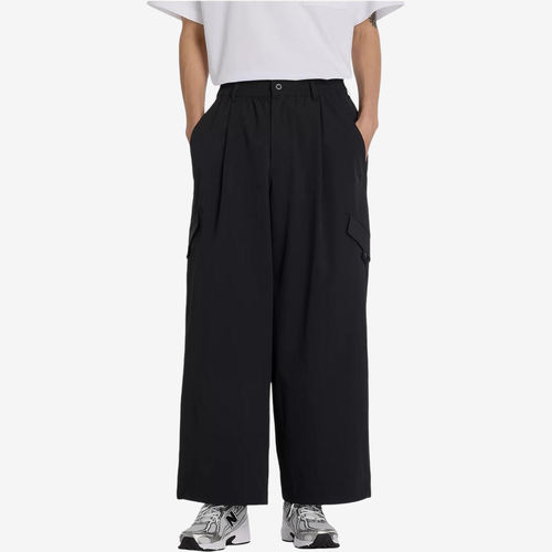 New Balance新百伦正品男款宽松中腰拉链工装运动长裤MB61D2K4-BK