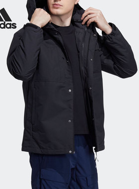 Adidas/阿迪达斯正品秋季保暖舒适男子三合一羽绒服H20772