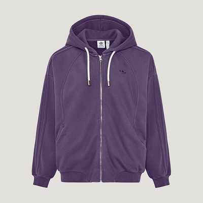 Adidas/阿迪达斯正品三叶草女士经典连帽经典时尚夹克外套KT6378