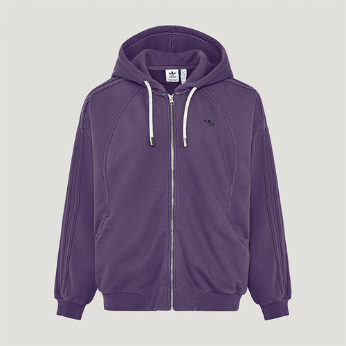 Adidas/阿迪达斯正品三叶草女士经典连帽经典时尚夹克外套KT6378