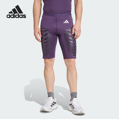 Adidas/阿迪达斯官方正品舒适年男士运动可调节腰带紧身裤JP3767