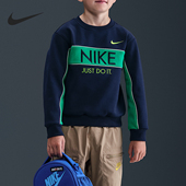 .Net小童加绒圆领运动针织休闲卫衣IO6118 Nike 耐克官方正品 410