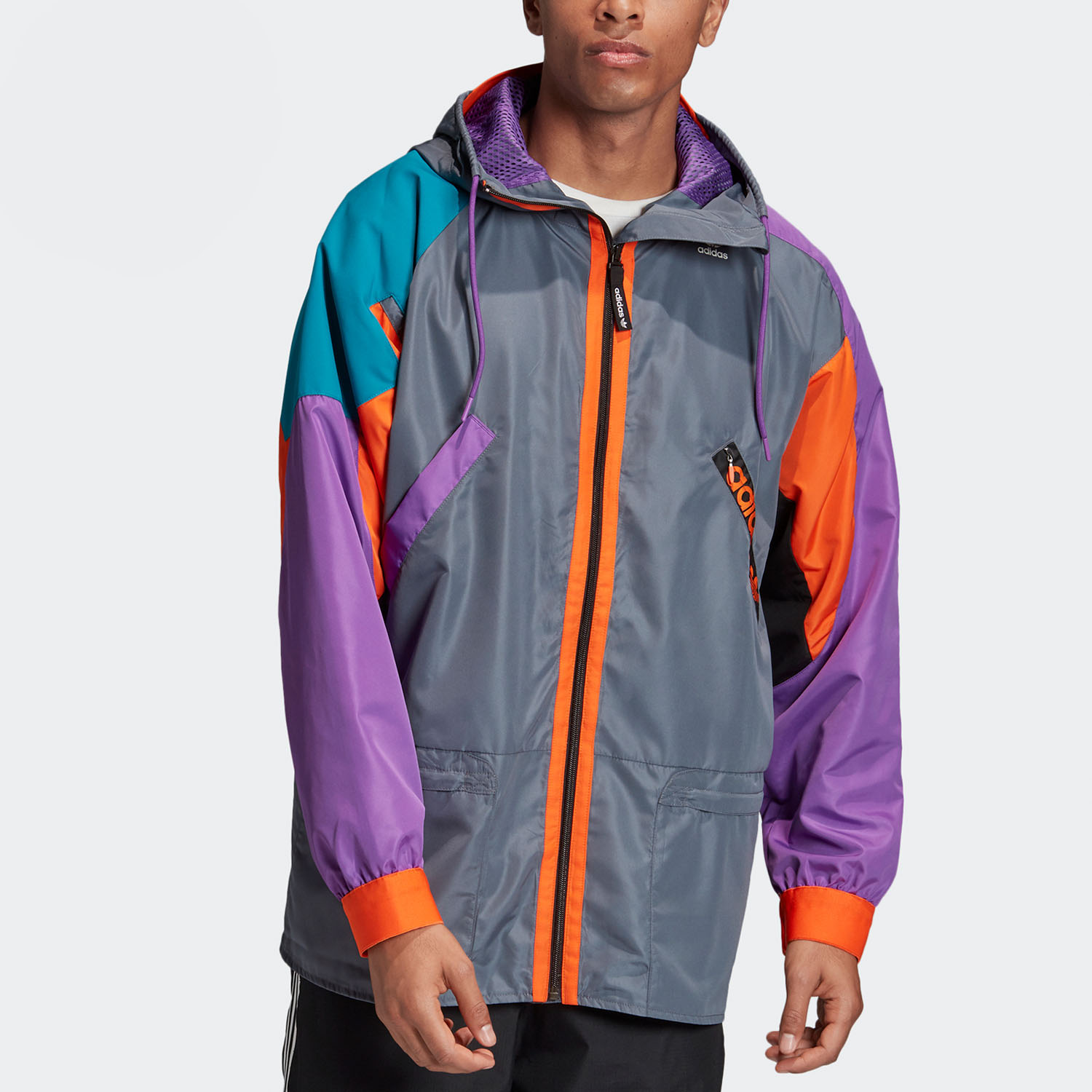 阿迪达斯三叶草男子运动夹克外套