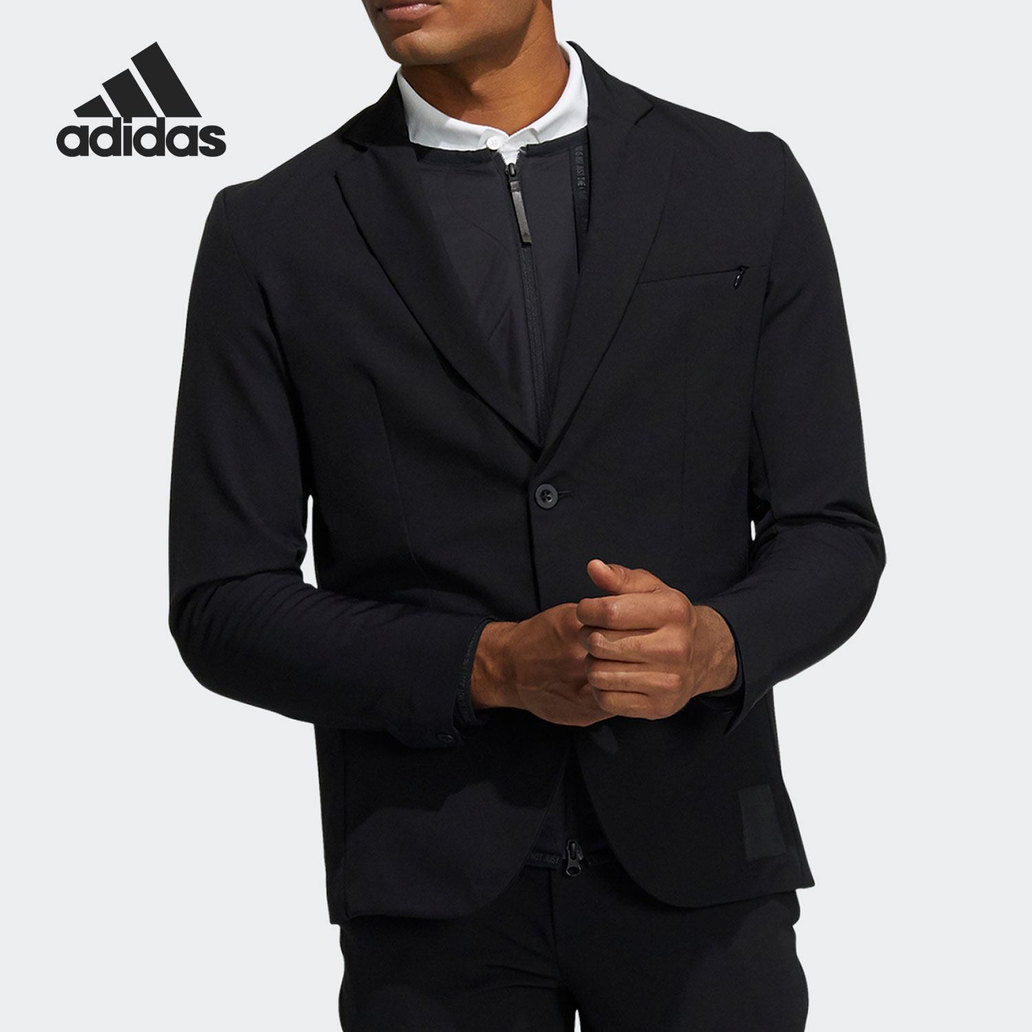 adidas/阿迪达斯官方正品2021年男子休闲透气西服运动外套 gt3305