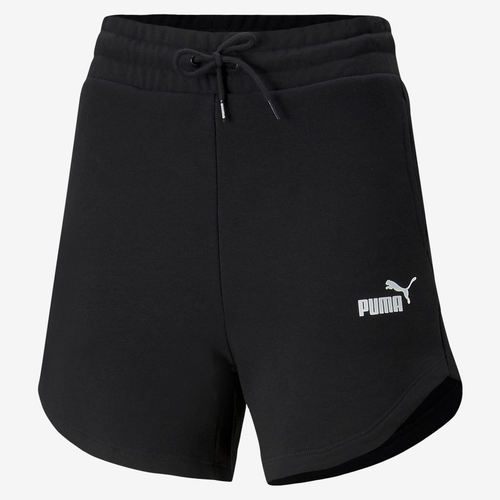 PUMA彪马正品Essentials High Waist女款印花系带短裤848339-01
