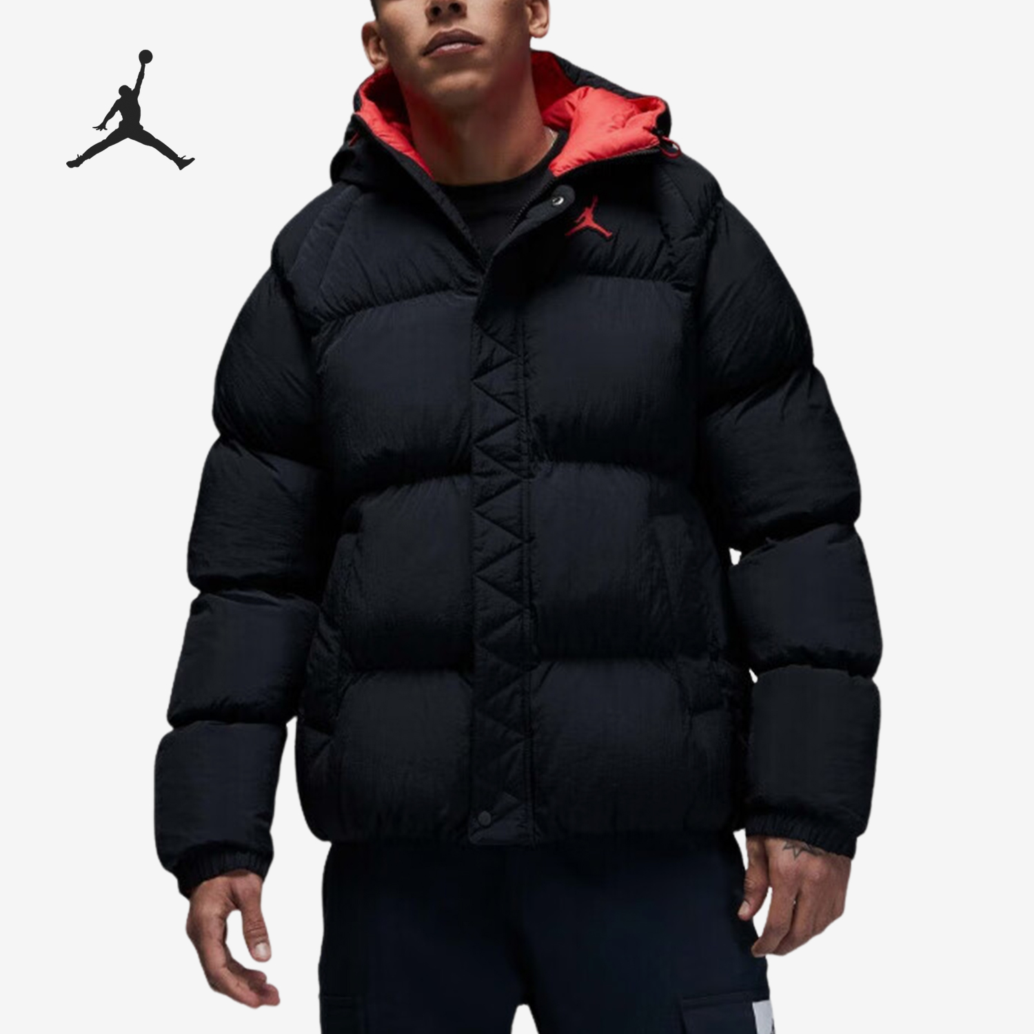 Nike/耐克官方正品JORDAN冬季新款男子连帽运动保暖棉服DQ734