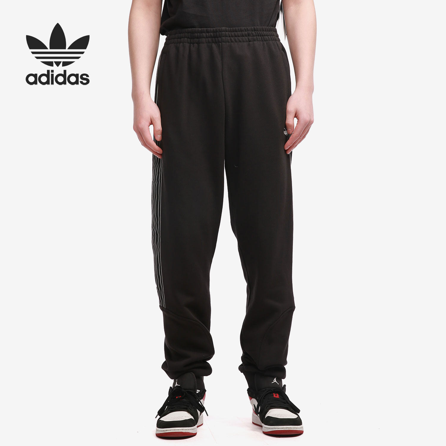 Adidas/阿迪达斯正品三叶草男子新款运动裤小脚裤休闲长裤GN2426