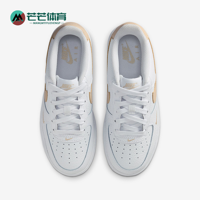Nike/耐克正品Air Force 1 GS女子大童耐磨透气运动鞋IO7403-102