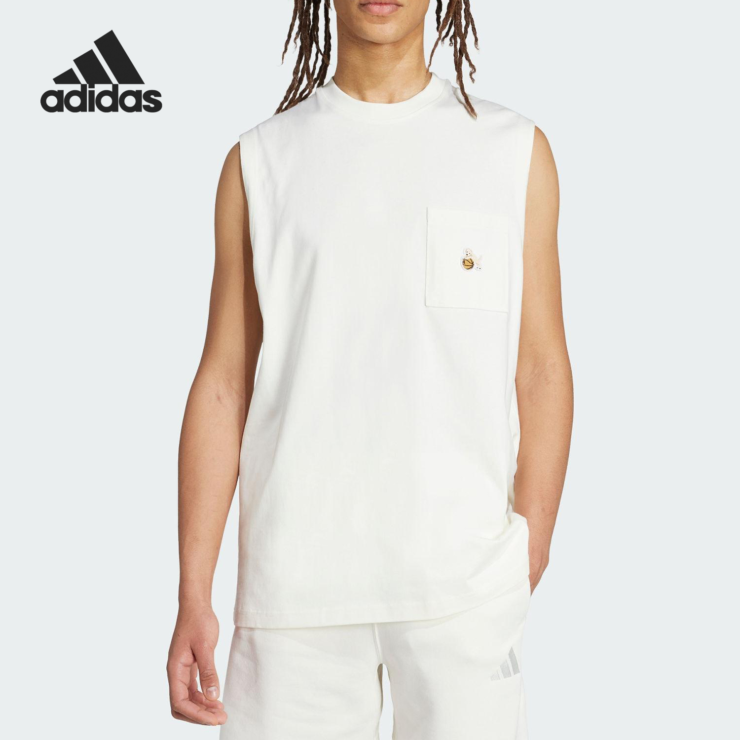 Adidas/阿迪达斯正品2025夏季款男士篮球风运动背心JL9237