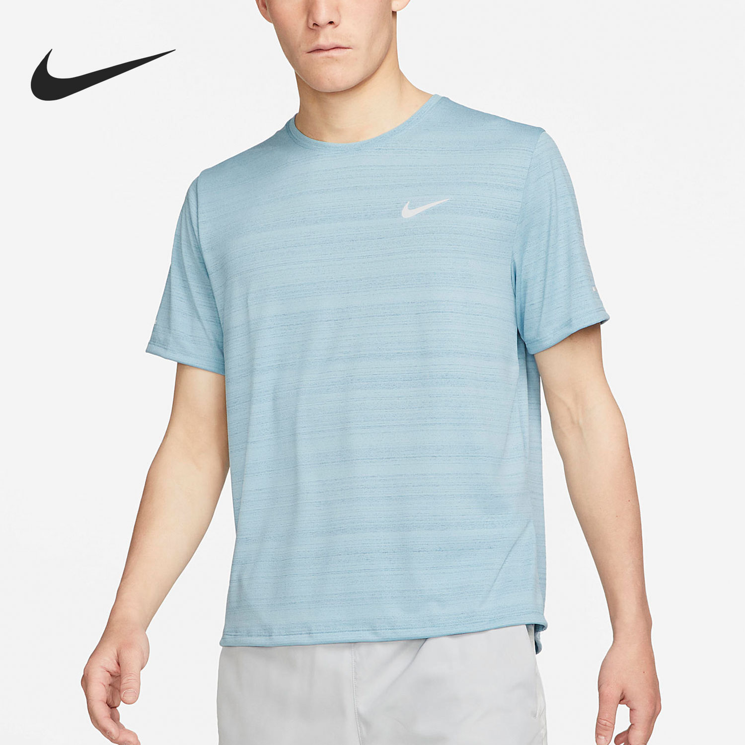 Nike/耐克正品当季新款Dri-FIT Miler 男子跑步短袖T恤CU5993-494