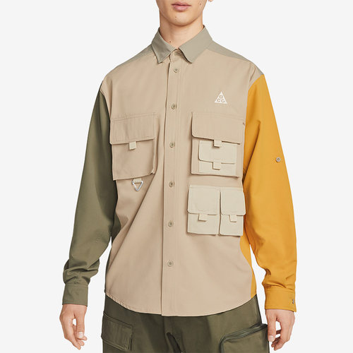Nike/耐克正品秋季新款男子运动宽松休闲透气长袖衬衫 DN3937-247
