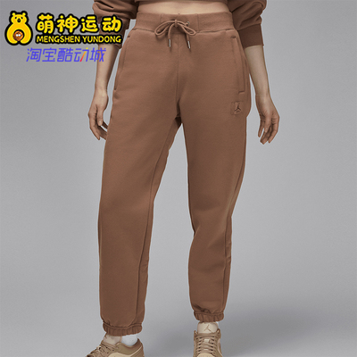 耐克女士复古运动加绒束脚长裤