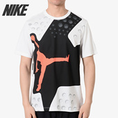 2019夏新款 AJ6 休闲透气运动短袖 T恤 010 Nike BV5412 耐克正品