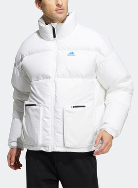 Adidas/阿迪达斯正品  SUPER PUFFY JKT男女同款保暖羽绒服HN2103