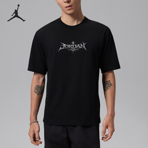 Nike/耐克正品Jordan男士运动舒适印花套头短袖T恤JF9387-010
