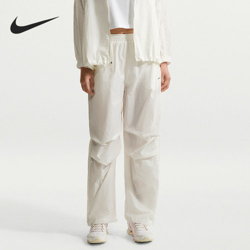 Nike/耐克正品2026女士休闲梭织经典简约透气舒适长裤IO3377-133