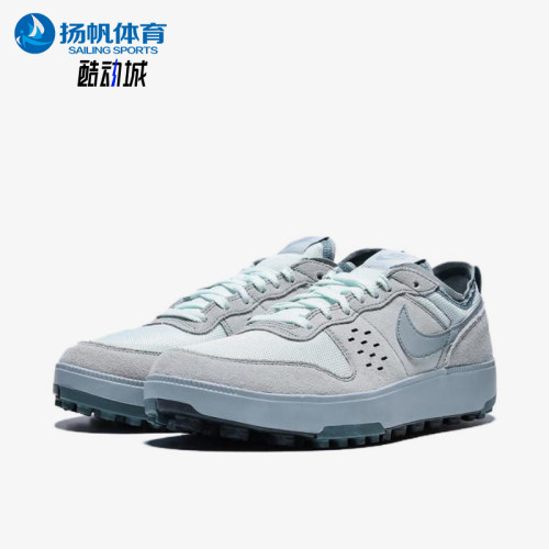 Nike/耐克正品C1TY新款男灰色低帮麂皮网布经典板鞋FZ3863-019