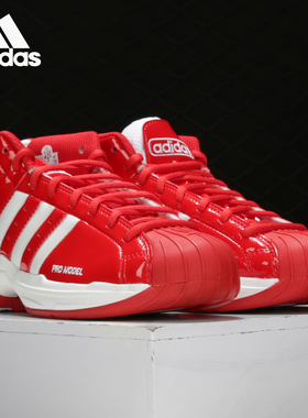 Adidas/阿迪达斯正品 PRO MODEL 男子减震中帮运动篮球鞋EF9819