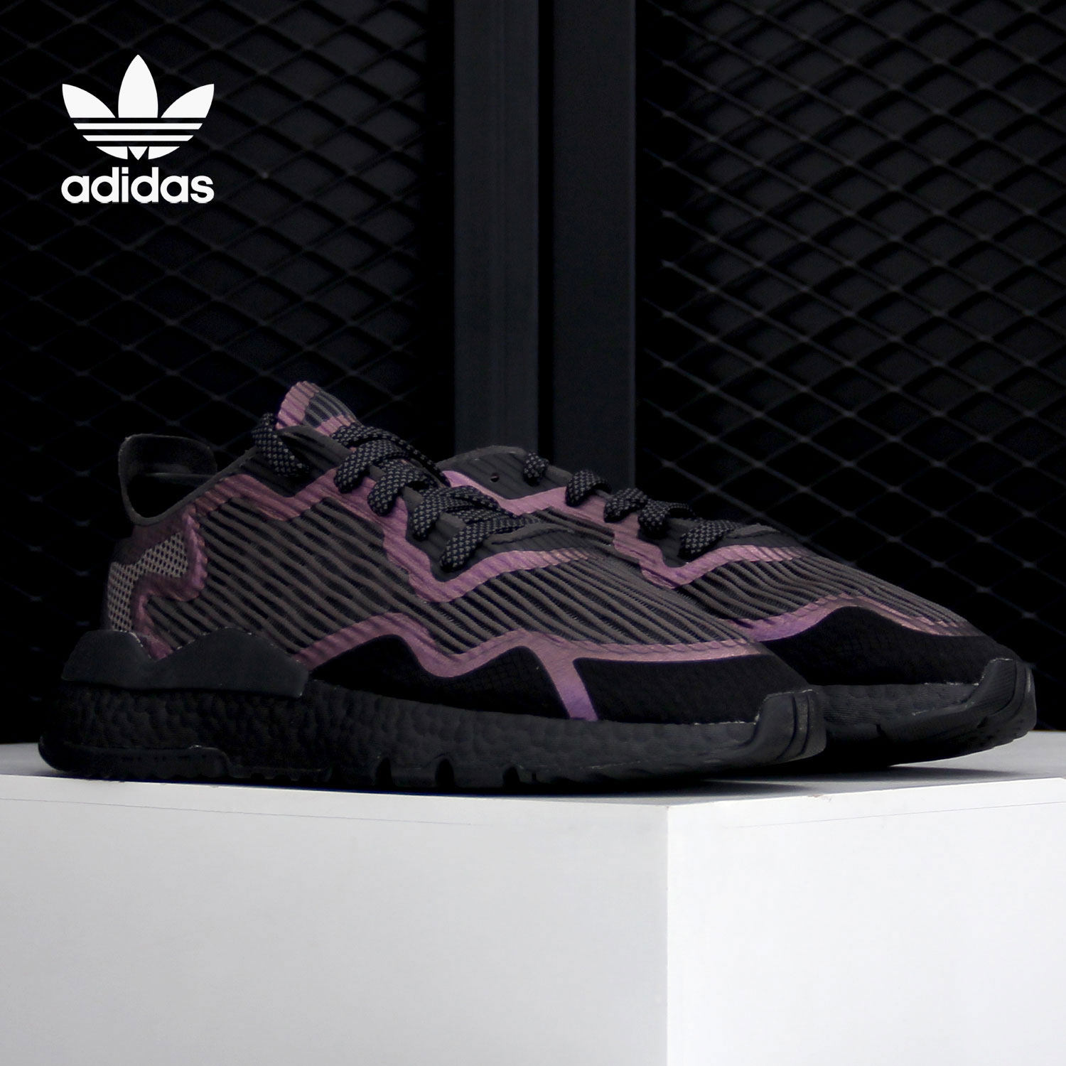 adidas/阿迪达斯正品三叶草nite jogger 男女缓震运动鞋 fv1676