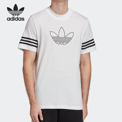 Adidas/阿迪达斯正品当季新款三叶草男子运动圆领T恤FM3894