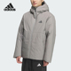 阿迪达斯正品 TECH DOWN Adidas JKT男士 运动保暖连帽羽绒服KQ5503