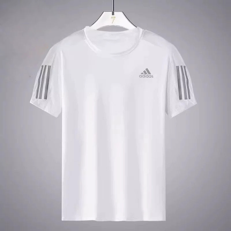 阿迪达斯t恤男夏季新款宽松男士健身服跑步半袖体恤运动速干短袖